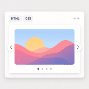 How to Make a Pure HTML & CSS Image Slider – With Working Explanation